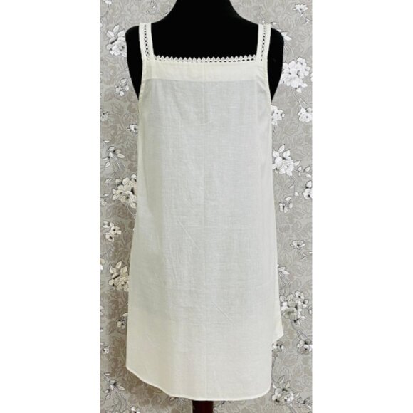 Victorian Cotton Nightgown – Strappy Sleeveless SoieRose SR-1180 – Vintage - Picture 6 of 7